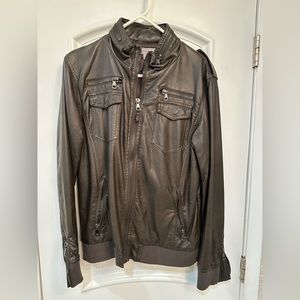 Faux Leather Jacket - Unisex